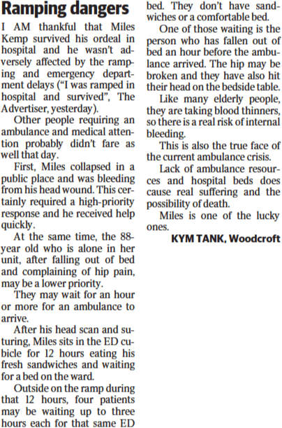 Ramping Dangers - Kym Tank 26-02-2021